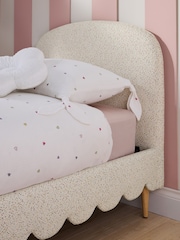 Speckled Weave Cream and Multi Colour Ottilie Bed Frame - Image 2 of 6
