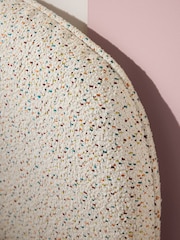 Speckled Weave Cream and Multi Colour Ottilie Bed Frame - Image 4 of 6