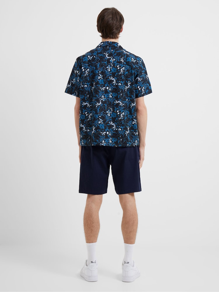 French Connection Blue Maenporth 100% Cotton Shirt - Image 2 of 3