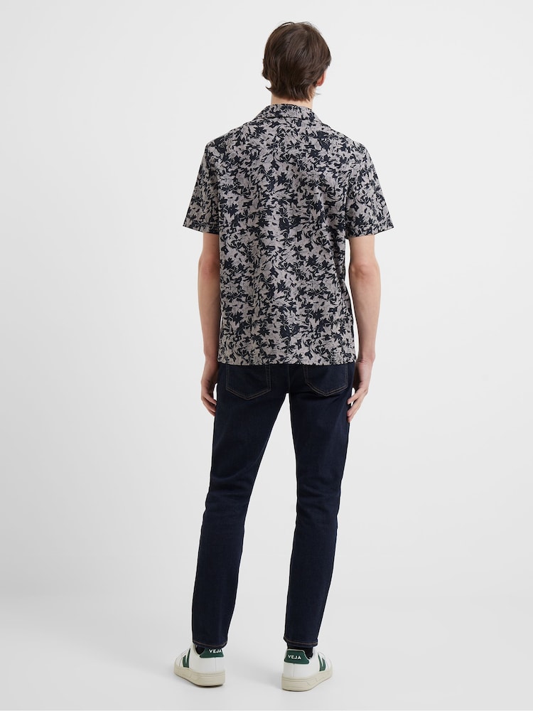 French Connection Black 100% Cotton Fistral Shirt - Image 2 of 3