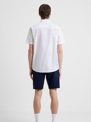 French Connection Linen Long Sleeve White Shirt - Image 3 of 4