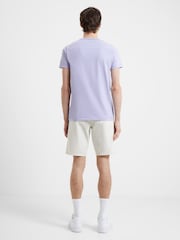 French Connection Purple Lilac Crew Neck T-Shirt - Image 2 of 3