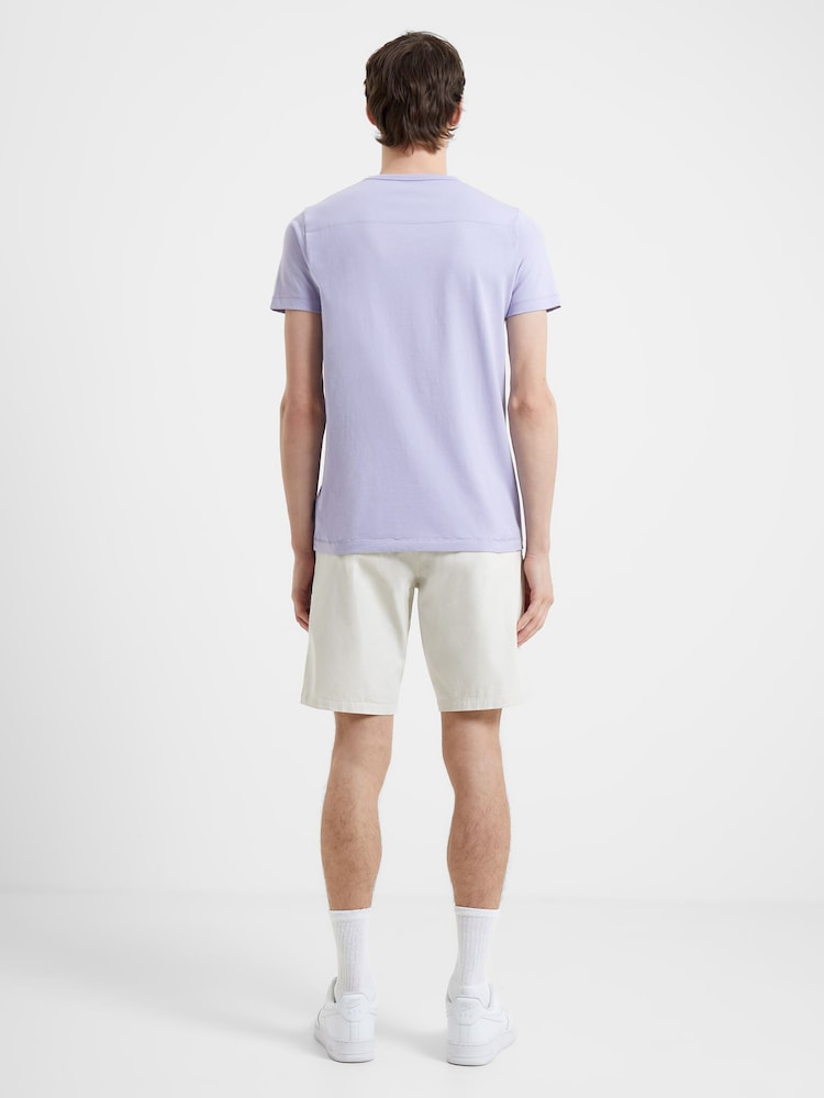 French Connection Purple Lilac Crew Neck T-Shirt - Image 2 of 3