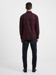 French Connection Purple 100% Cotton Mid Check Shirt - Image 3 of 4