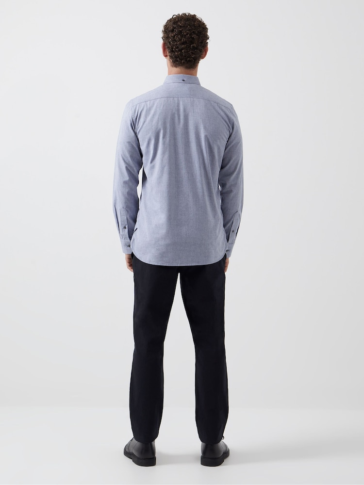 French Connection 100% Cotton Oxford Long Sleeve Shirt - Image 2 of 3