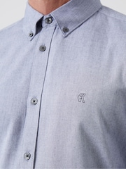 French Connection 100% Cotton Oxford Long Sleeve Shirt - Image 3 of 3