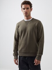 French Connection Green Crew Sweatshirt - Image 1 of 3
