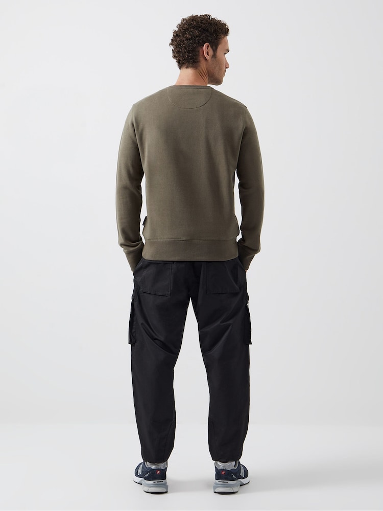French Connection Green Crew Sweatshirt - Image 2 of 3