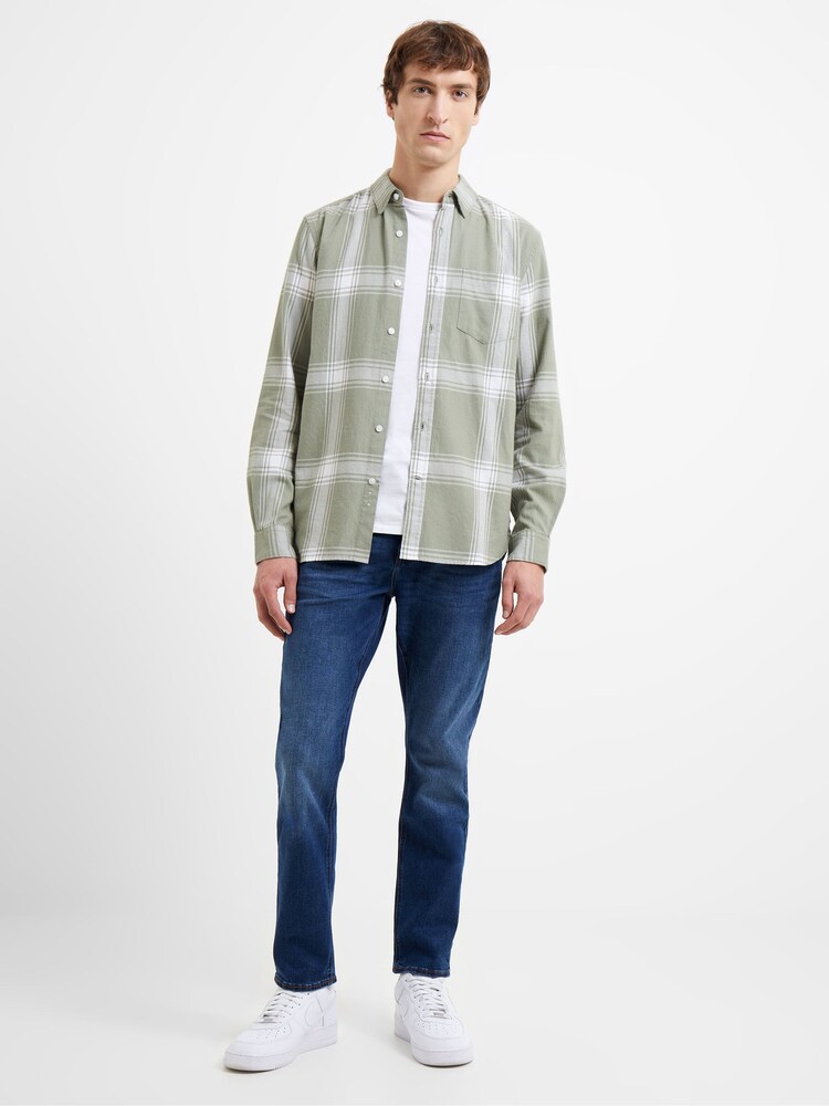 French Connection Natural 100% Cotton Saltburn Check Shirt - Image 1 of 3 French Connection Natural 100% Cotton Saltburn Check Shirt - Image 1 of 3