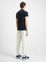 French Connection Blue Marine Square Trophy Polo Shirt - Image 2 of 3