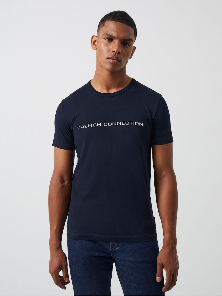 French Connection Blue T-Shirt - Image 1 of 2