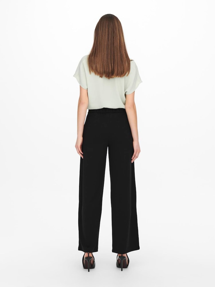 JDY Black Wide Leg Trousers - Image 2 of 5 JDY Black Wide Leg Trousers - Image 2 of 5
