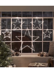 Lights4fun Dual Colour LED Star Curtain Light - Image 2 of 3
