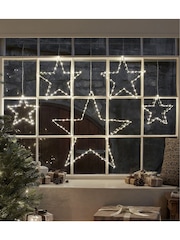 Lights4fun Dual Colour LED Star Curtain Light - Image 3 of 3