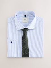 Neutral Stripe Slim Fit Shirt and Tie Pack - Image 1 of 3