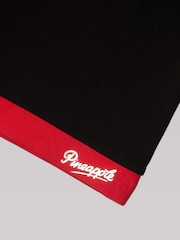 Pineapple Black Womens Midi Crop Top - Image 8 of 8