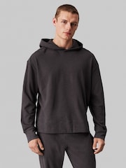 Calvin Klein Black Long-Sleeved Hoodie - Image 1 of 4