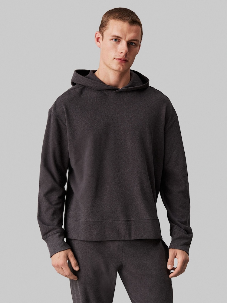 Calvin Klein Black Long-Sleeved Hoodie - Image 1 of 4