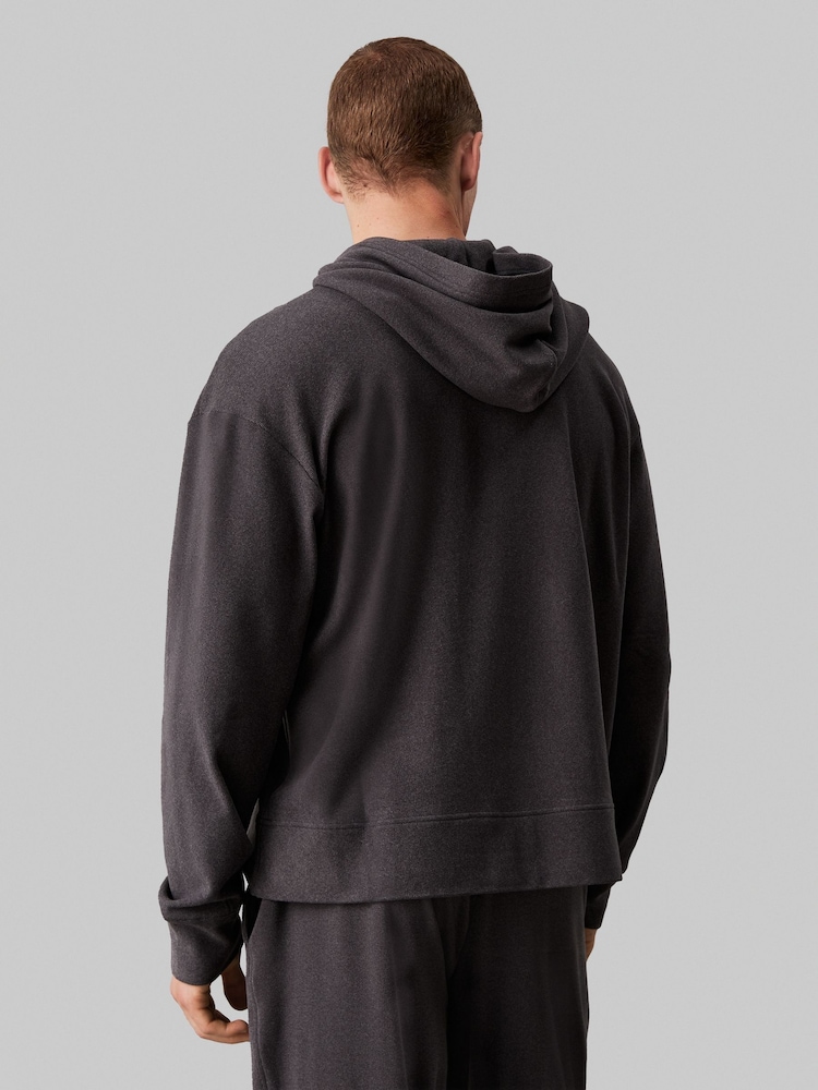 Calvin Klein Black Long-Sleeved Hoodie - Image 2 of 4