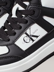 حذاء رياضي بقبة مرتفعة مع رباط من Calvin Klein - صورة 7 من 7