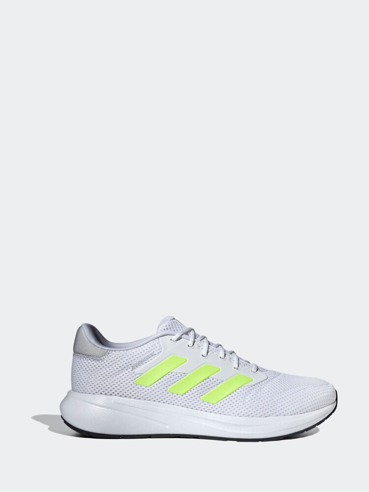 adidas White/Lemon Response Running Trainers - Image 1 of 8