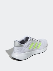 adidas White/Lemon Response Running Trainers - Image 4 of 8