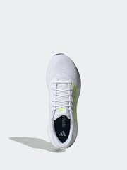 adidas White/Lemon Response Running Trainers - Image 5 of 8