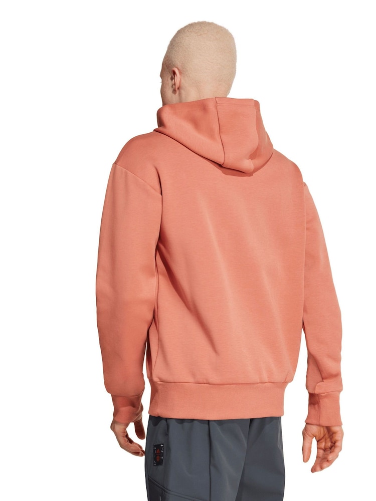 adidas Pink FC Bayern SZN Travel Hoodie - Image 2 of 5