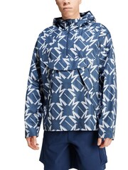 adidas Blue Manchester United SZN Half Zip Windbreaker - Image 1 of 3