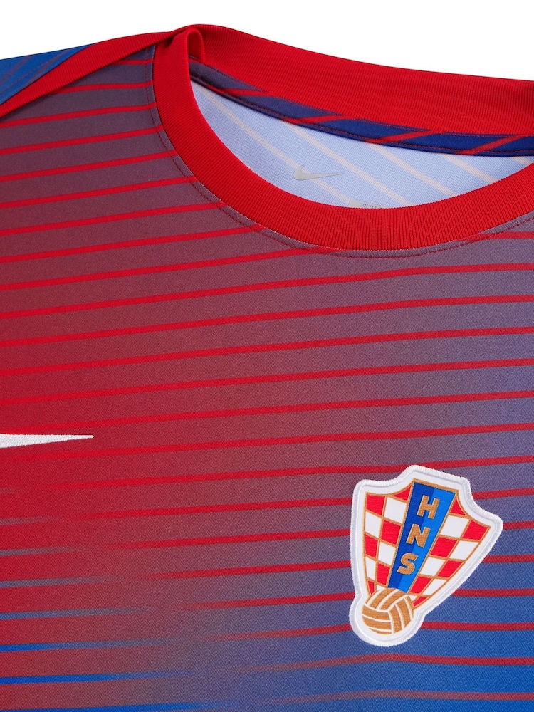 Nike Blue Croatia Academy Pro Pre Match Top - Image 3 of 3