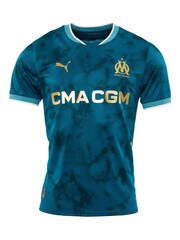 Puma Blue 2024-25 Olympique de Marseille Away Shirt - Image 2 of 3