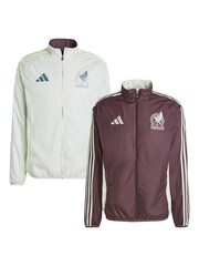 adidas Red/White Mexico Anthem Jacket - Image 1 of 5