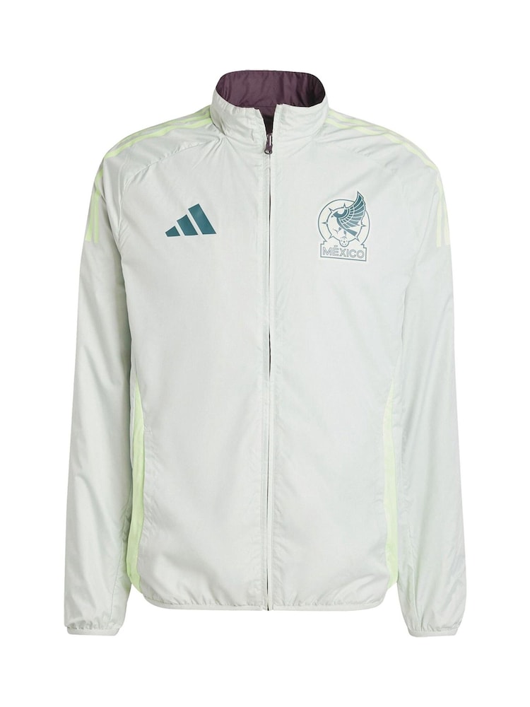 adidas Red/White Mexico Anthem Jacket - Image 2 of 5