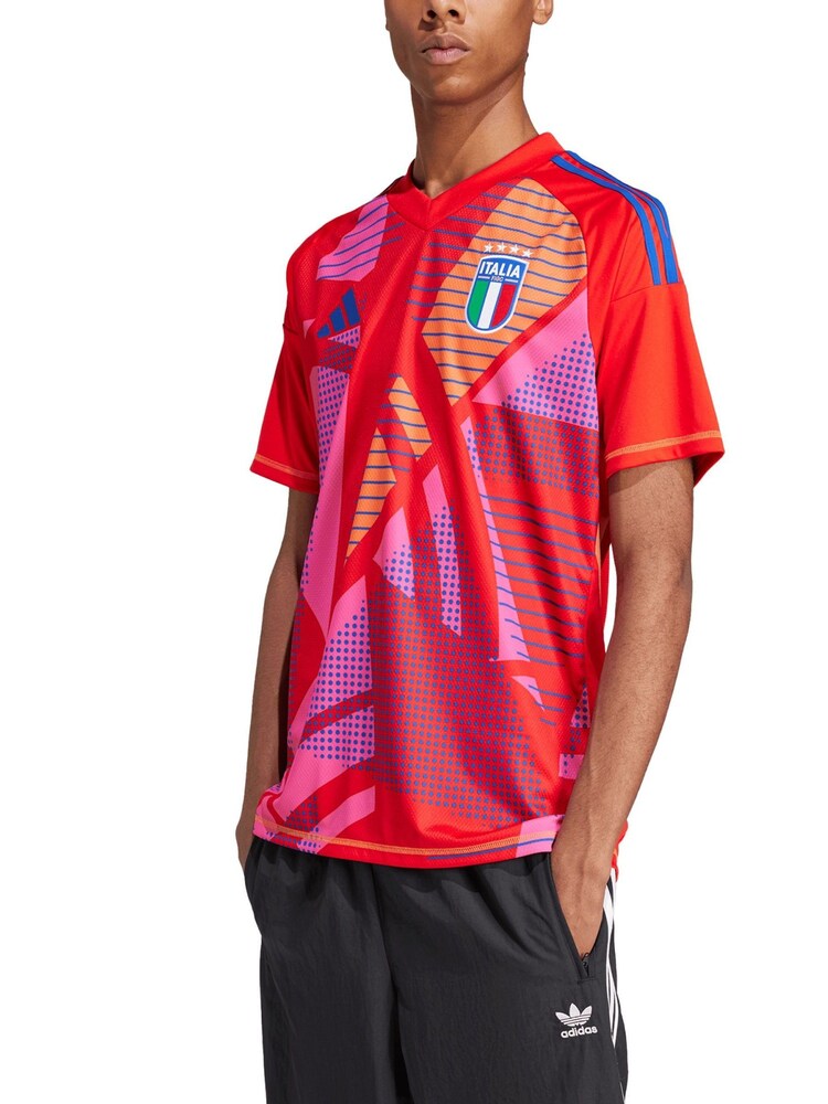 adidas Red Italy Goalkeeper Shirt 2024 - Image 4 of 5