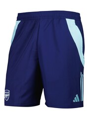 adidas Blue Arsenal Downtime Shorts - Image 2 of 5