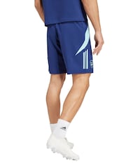 adidas Blue Arsenal Downtime Shorts - Image 5 of 5