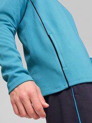 Puma Blue Manchester City Casuals Hoody Jacket - Image 2 of 3