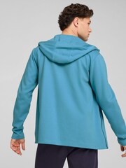 Puma Blue Manchester City Casuals Hoody Jacket - Image 3 of 3