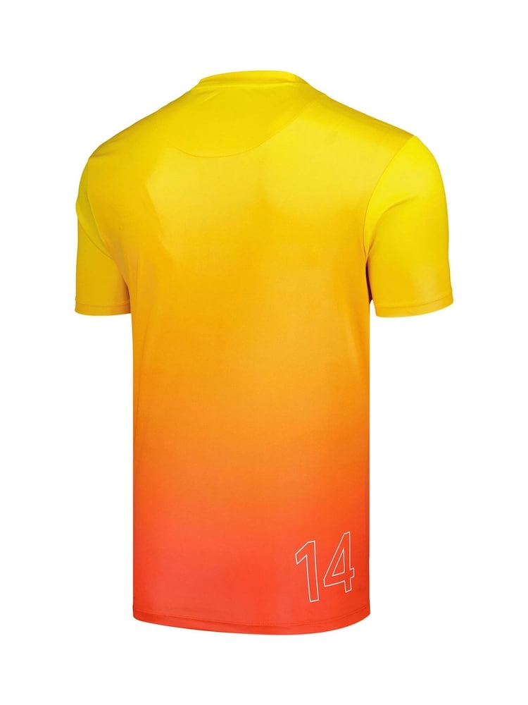 Fanatics Orange F1 Aston Martin Aramco F1 2024 Special Edition Barcelona GP T-Shirt - Image 3 of 3