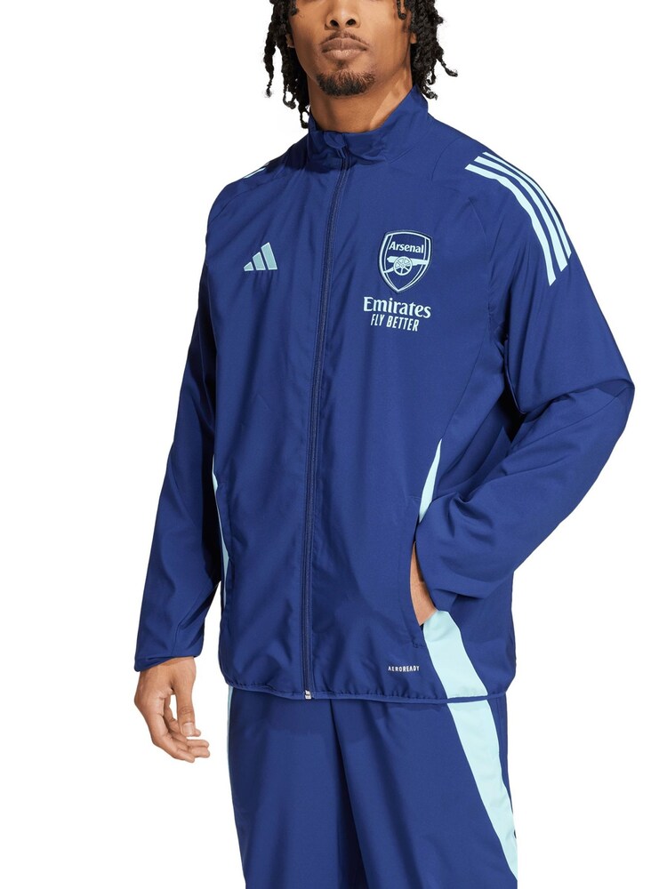 adidas Blue Arsenal Training Presentation Jacket - Image 1 of 1