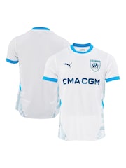Puma White Olympique de Marseille Home Authentic Shirt 2024-25 - Image 1 of 3