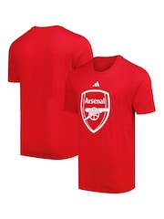 adidas Red 100% Cotton Arsenal DNA Graphic T-Shirt - Image 1 of 3