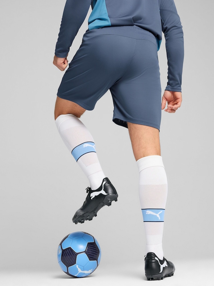 Puma Blue Manchester City Training Shorts - Image 2 of 3