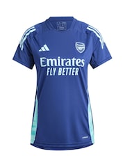 adidas Blue Womens Arsenal Training Jersey - Image 4 of 5