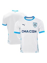Puma White Olympique de Marseille Home Shirt 2024-25 - Image 1 of 3