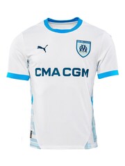 Puma White Olympique de Marseille Home Shirt 2024-25 - Image 2 of 3