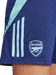 adidas Blue Womens Arsenal Training Shorts - Image 3 of 4