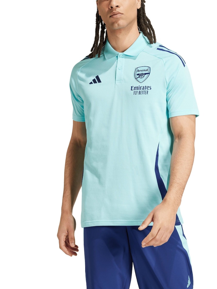adidas Blue Arsenal Training Polo Shirt - Image 1 of 4