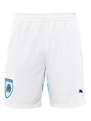 Puma White 2024-25 Olympique de Marseille Home Shorts - Image 3 of 3