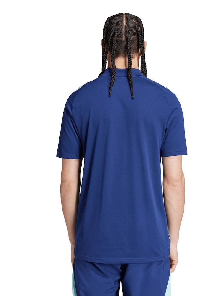 adidas Blue Arsenal Training Polo Shirt - Image 2 of 4